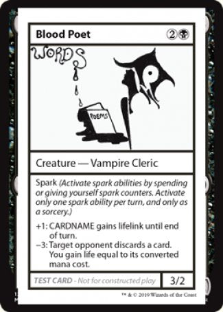 Blood Poet (2021 Edition) [Mystery Booster Playtest Cards] | Good Games Morley