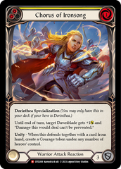 Chorus of Ironsong [DTD208] (Dusk Till Dawn)  Rainbow Foil | Good Games Morley