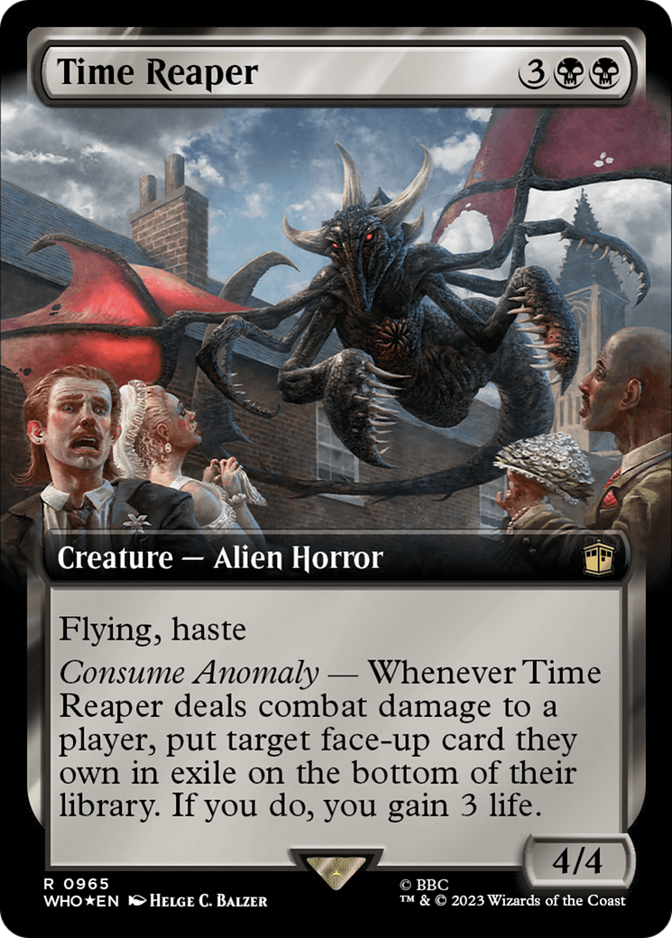 Time Reaper (Extended Art) (Surge Foil) [Doctor Who] | Good Games Morley