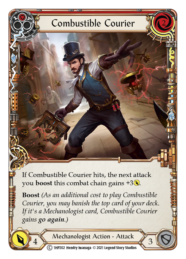 Combustible Courier (Red) [1HP202] (History Pack 1) | Good Games Morley