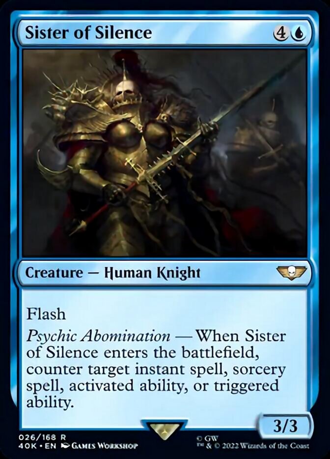 Sister of Silence (Surge Foil) [Warhammer 40,000] | Good Games Morley