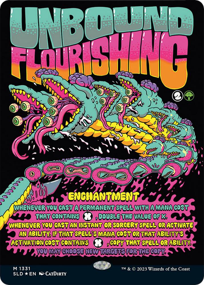 Unbound Flourishing 1331 (Secret Lair Drop Series)  - Borderless Foil | Good Games Morley
