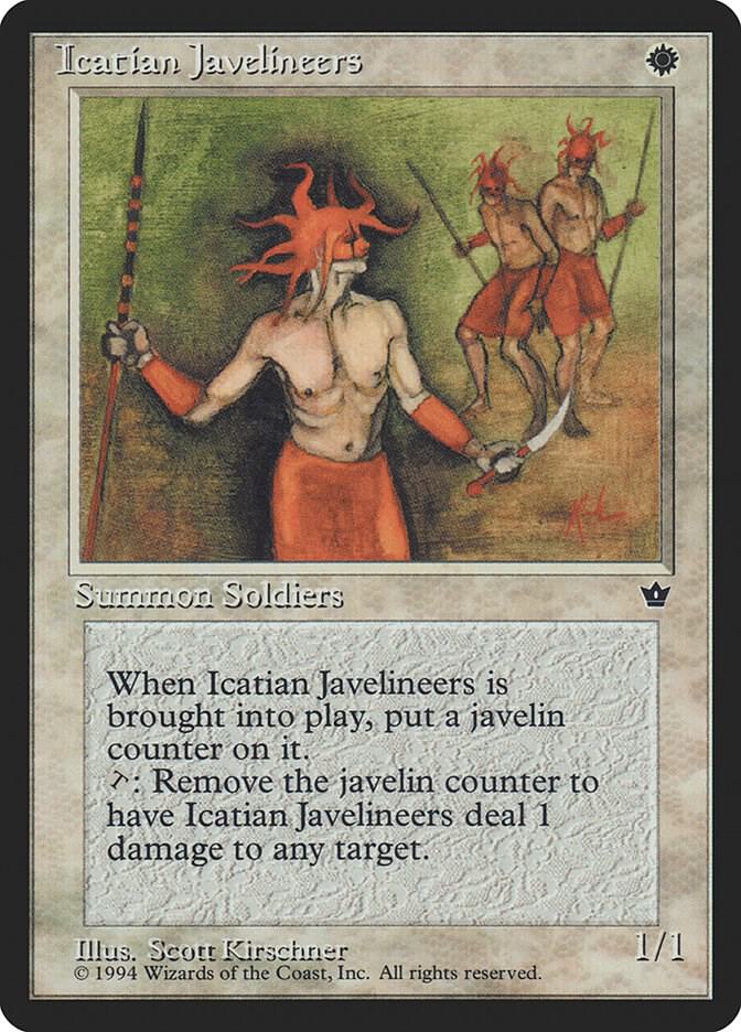 Icatian Javelineers 8c/187 (Fallen Empires)  | Good Games Morley