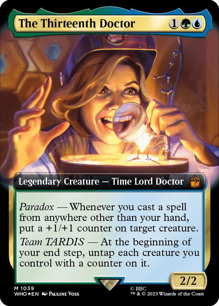 The Thirteenth Doctor 1039/331 (Universes Beyond: Doctor Who)  - Extended Art Surge Foil | Good Games Morley