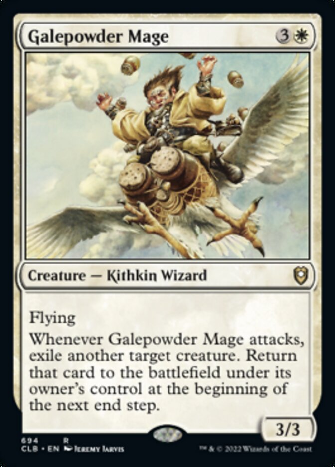 Galepowder Mage [Commander Legends: Battle for Baldur's Gate] | Good Games Morley