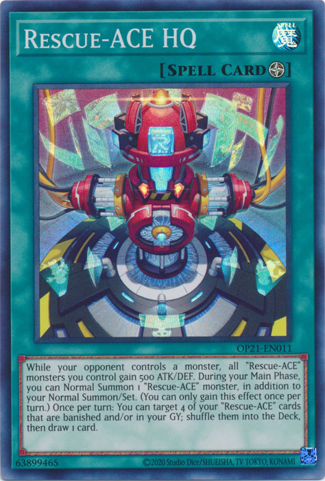 Rescue-ACE HQ [OP21-EN011] Super Rare | Good Games Morley