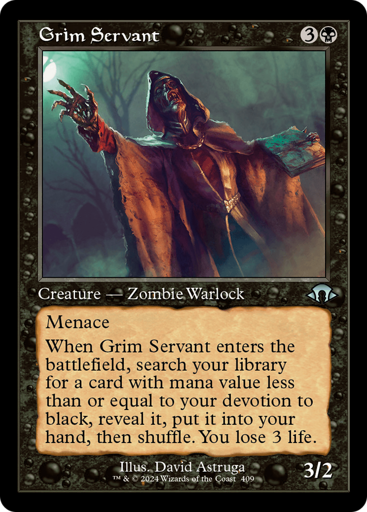 Grim Servant (Retro) [Modern Horizons 3] | Good Games Morley