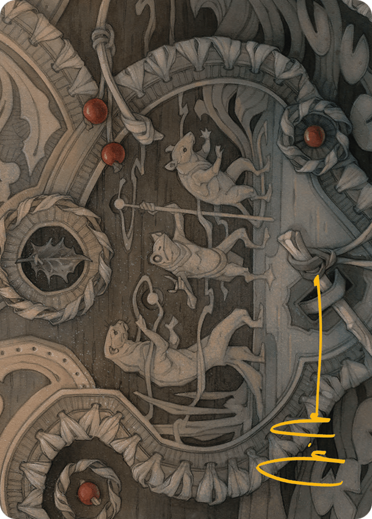 Season of Weaving Art Card (Gold-Stamped Signature) [Bloomburrow Art Series] | Good Games Morley