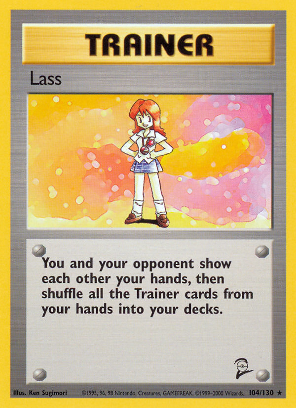 Lass (104/130) [Base Set 2] | Good Games Morley