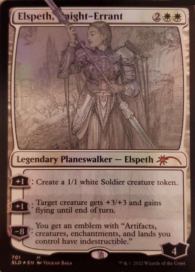 Elspeth, Knight-Errant (Sketch) [Secret Lair Drop Promos] | Good Games Morley