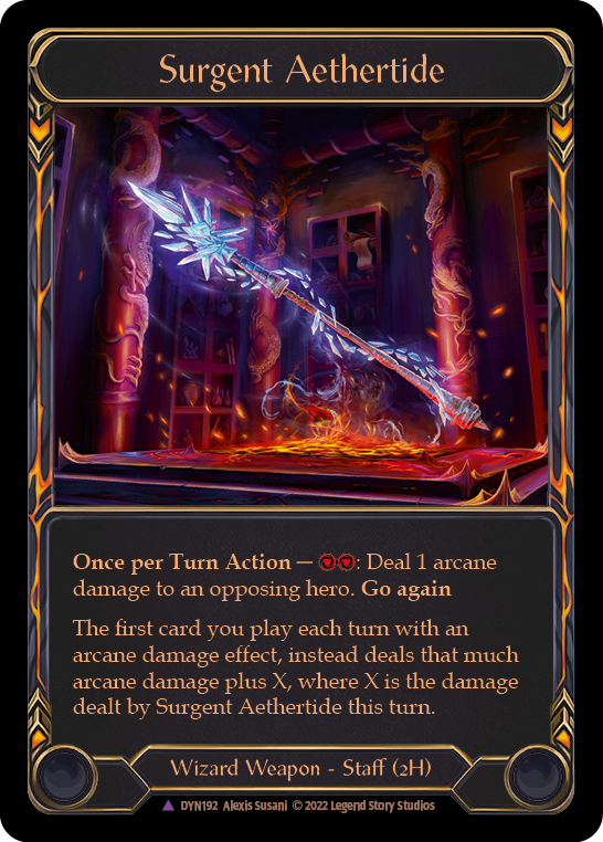 Surgent Aethertide (Marvel) [DYN192] (Dynasty)  Cold Foil | Good Games Morley