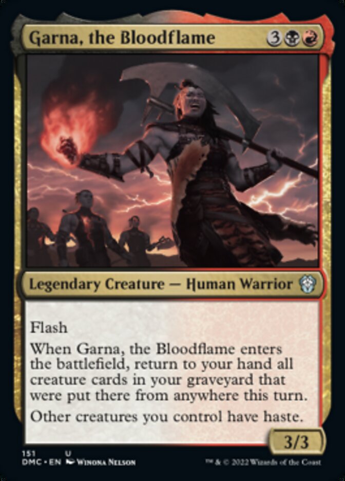 Garna, the Bloodflame [Dominaria United Commander] | Good Games Morley