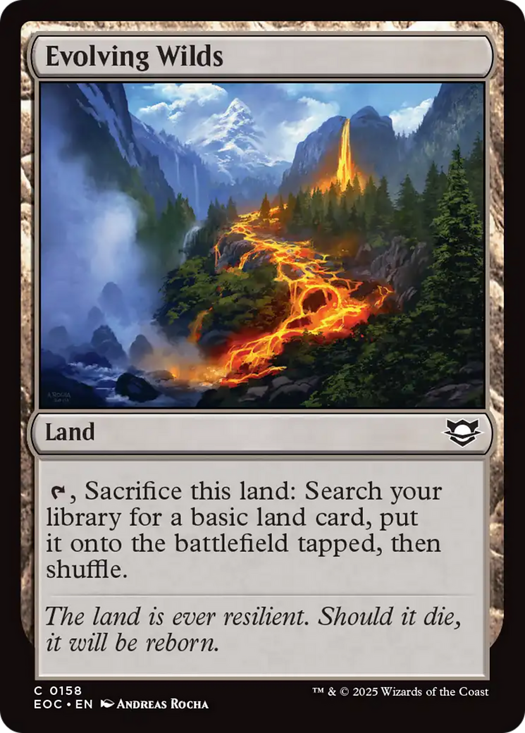 Evolving Wilds [Edge of Eternities Commander] | Good Games Morley