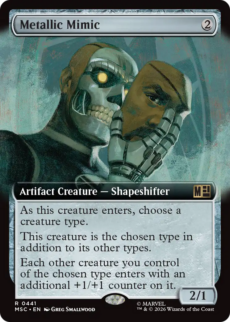 Metallic Mimic (Extended Art) [Marvel Super Heroes Commander] | Good Games Morley