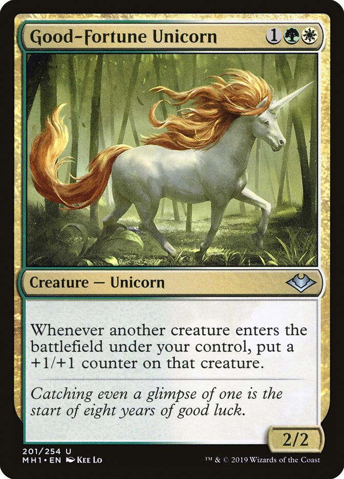 Good-Fortune Unicorn [Modern Horizons] | Good Games Morley