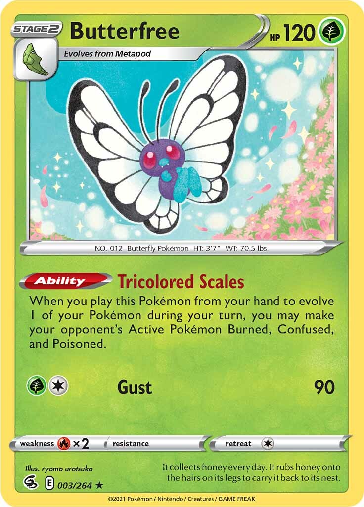 Butterfree (003/264) [Sword & Shield: Fusion Strike] | Good Games Morley