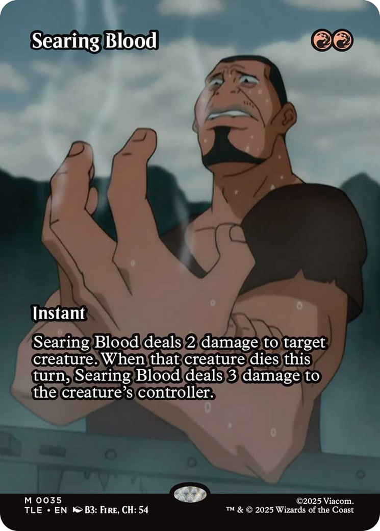 Searing Blood (Borderless) [Avatar: The Last Airbender: Eternal-Legal] | Good Games Morley