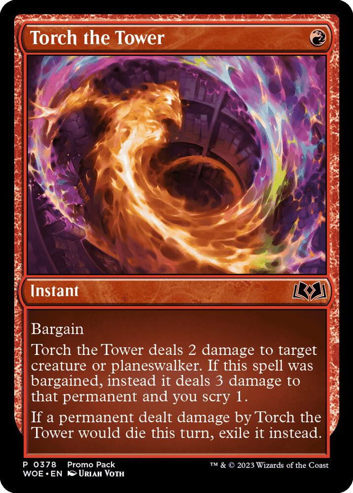 Torch the Tower 378 (Promo Pack: Wilds of Eldraine)  | Good Games Morley
