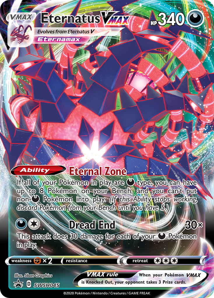 Eternatus VMAX (SWSH045) (Jumbo Card) [Sword & Shield: Black Star Promos] | Good Games Morley