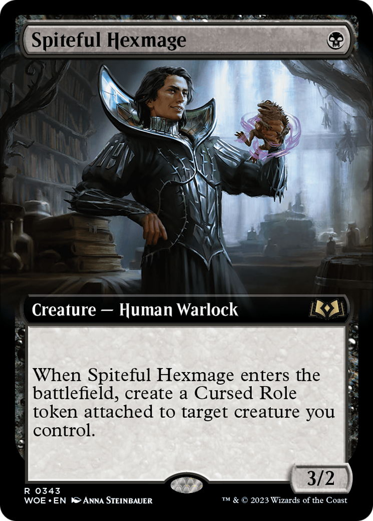 Spiteful Hexmage (Extended Art) [Wilds of Eldraine] | Good Games Morley