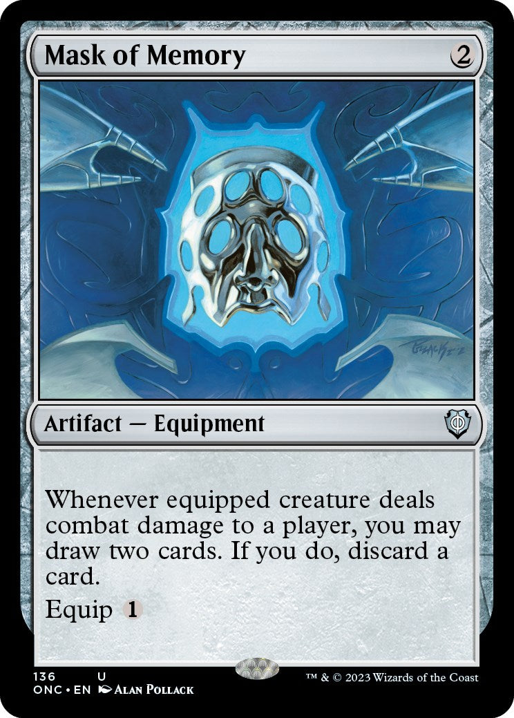 Mask of Memory [Phyrexia: All Will Be One Commander] | Good Games Morley