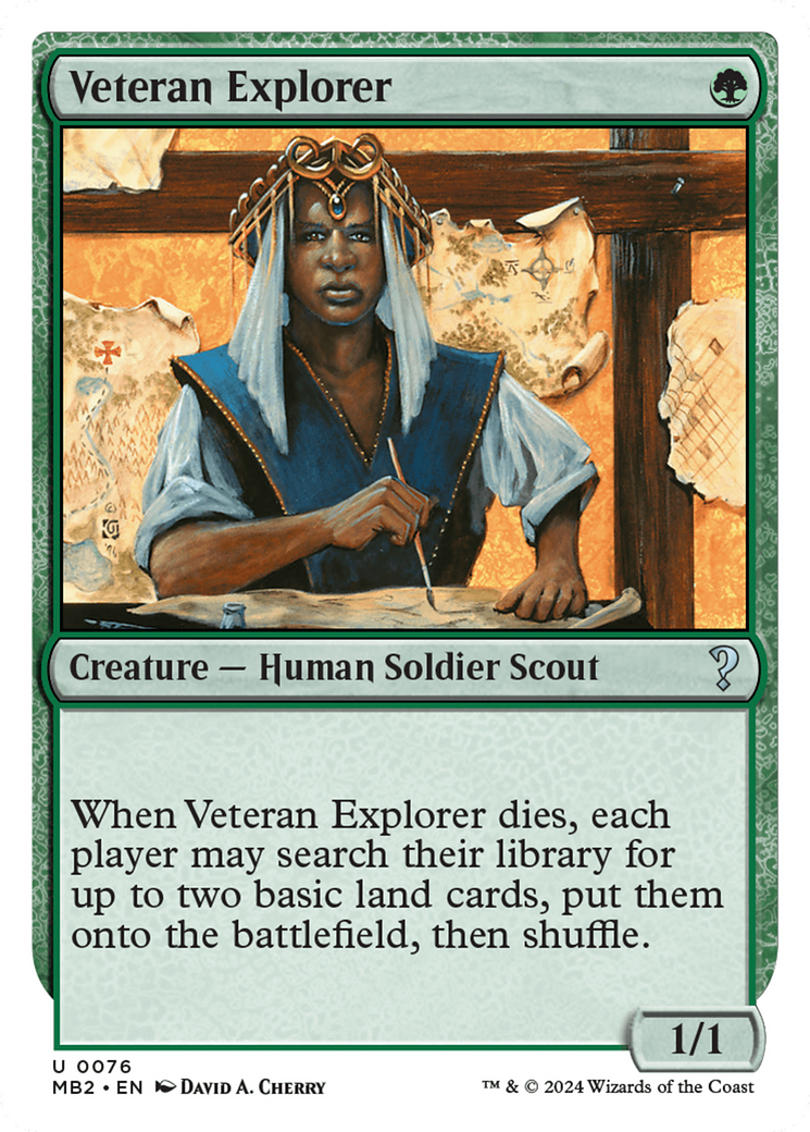 Veteran Explorer (White Border) [Mystery Booster 2] | Good Games Morley
