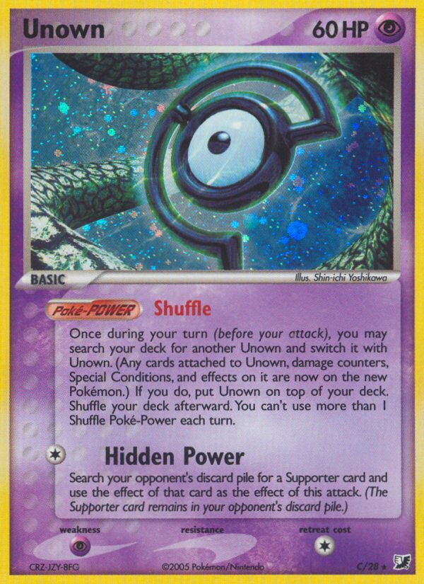 Unown (C) (C/28) [EX: Unseen Forces] | Good Games Morley