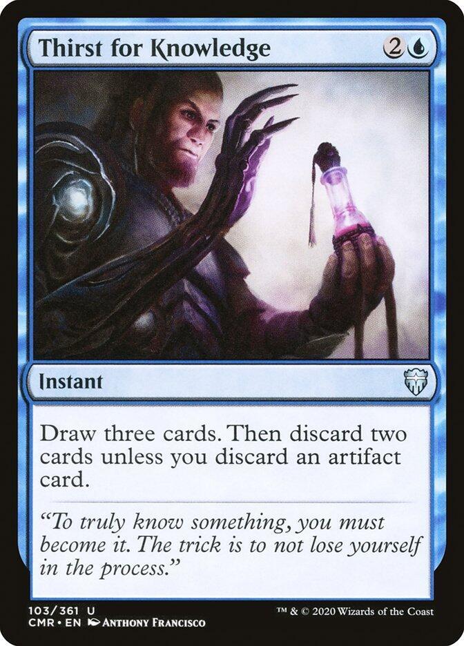 Thirst for Knowledge 103 (Commander Legends)  - Foil | Good Games Morley