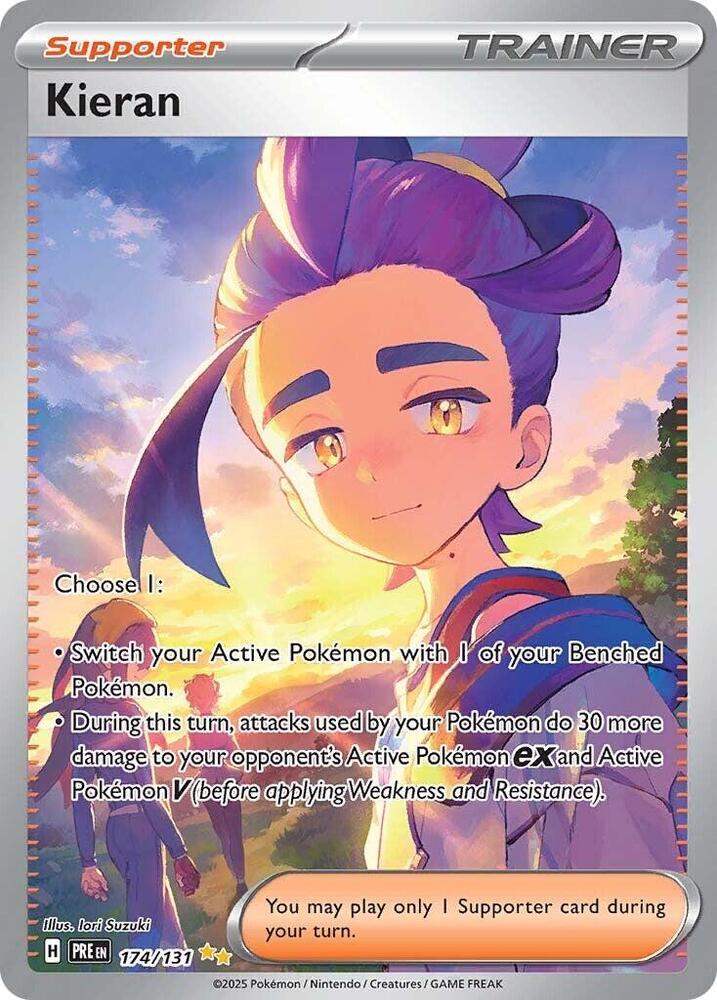 Kieran (174/131) [Scarlet & Violet: Prismatic Evolutions] | Good Games Morley