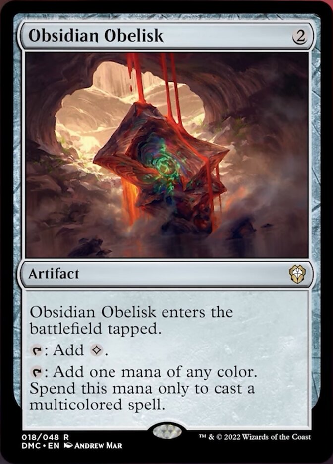 Obsidian Obelisk [Dominaria United Commander] | Good Games Morley