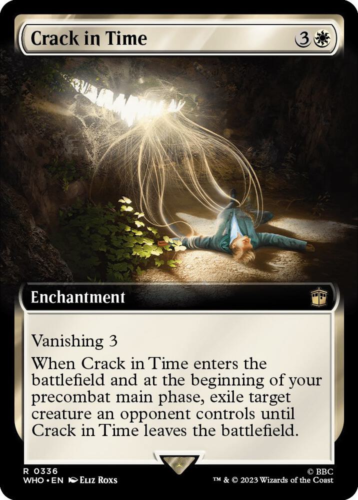 Crack in Time 336/331 (Universes Beyond: Doctor Who)  - Extended Art Foil | Good Games Morley