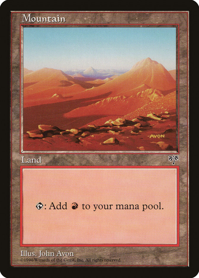 Mountain (Yellow Signature) [Mirage] | Good Games Morley