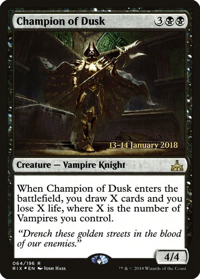 Champion of Dusk 64 (Prerelease Cards)  - Foil | Good Games Morley