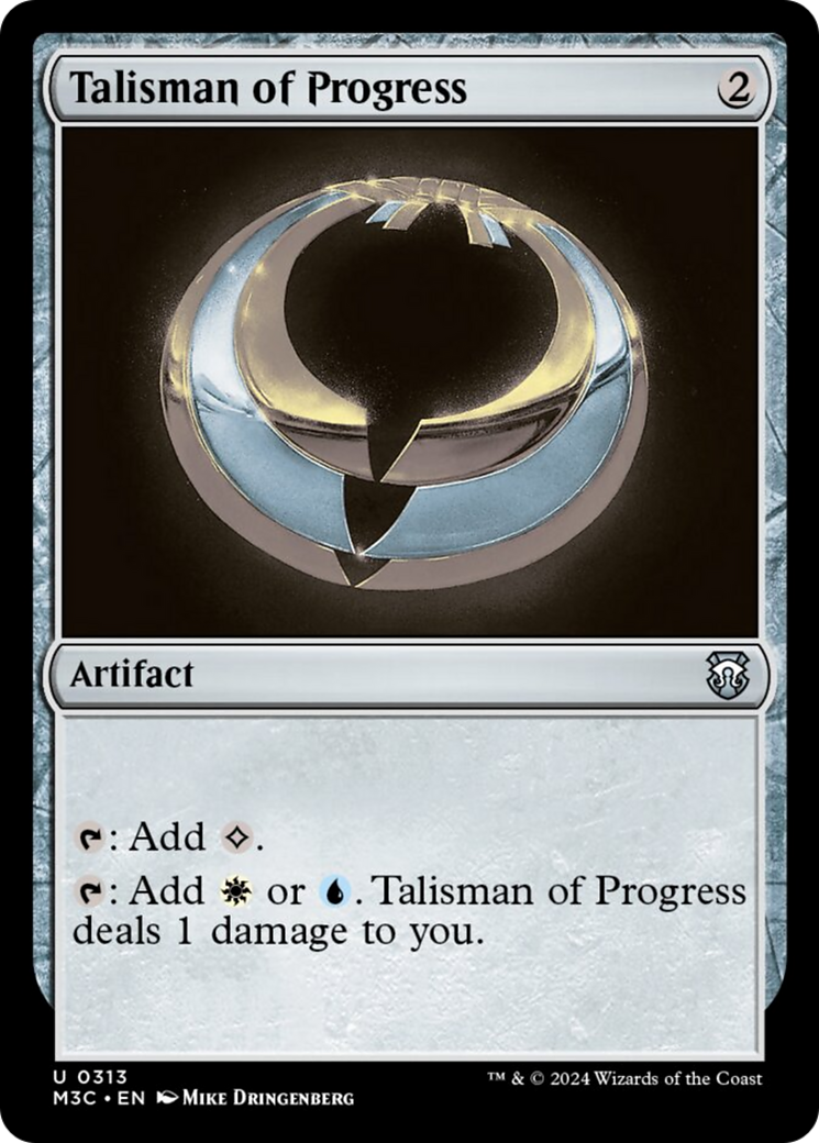 Talisman of Progress (Ripple Foil) [Modern Horizons 3 Commander] | Good Games Morley