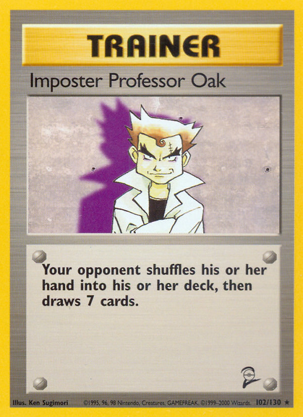 Imposter Professor Oak (102/130) [Base Set 2] | Good Games Morley
