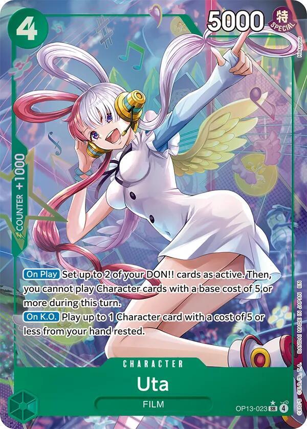 Uta OP13-023 (Carrying On His Will)  - Alternate Art Foil | Good Games Morley