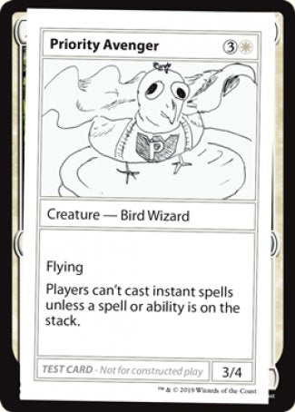 Priority Avenger (2021 Edition) [Mystery Booster Playtest Cards] | Good Games Morley