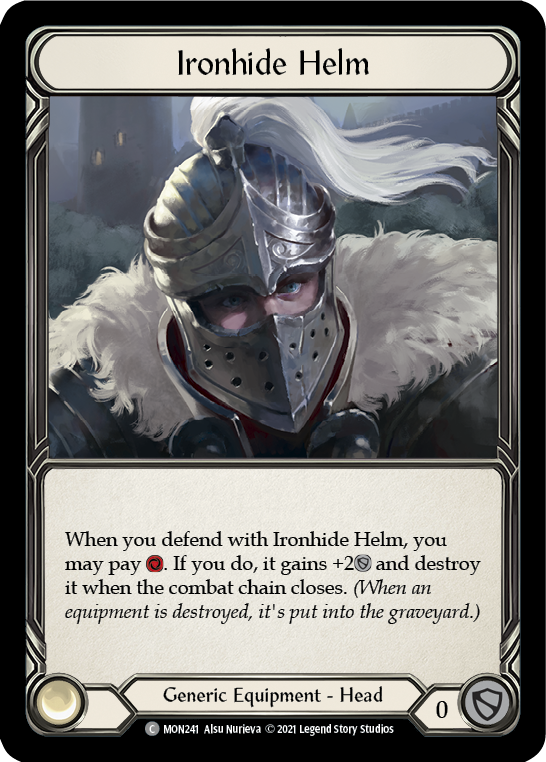 Ironhide Helm [MON241] (Monarch)  1st Edition Normal | Good Games Morley