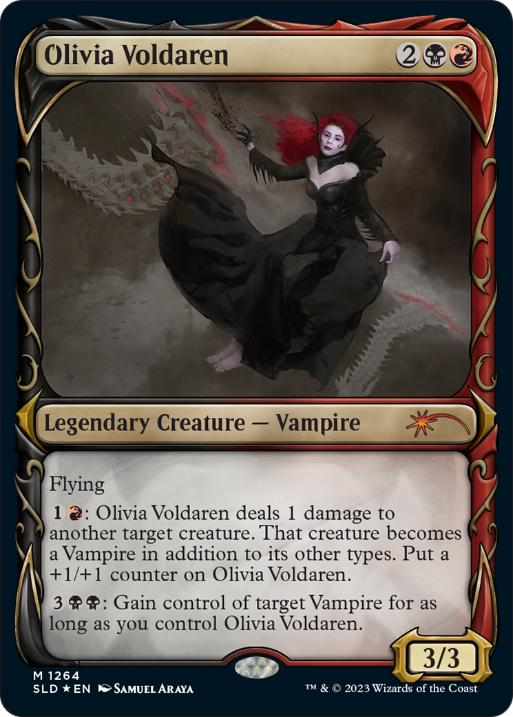 Olivia Voldaren (Halo Foil) [Secret Lair Drop Series] | Good Games Morley