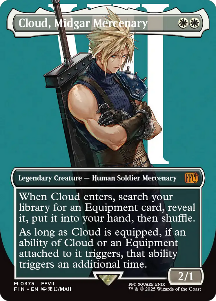 Cloud, Midgar Mercenary (Borderless) [FINAL FANTASY] | Good Games Morley