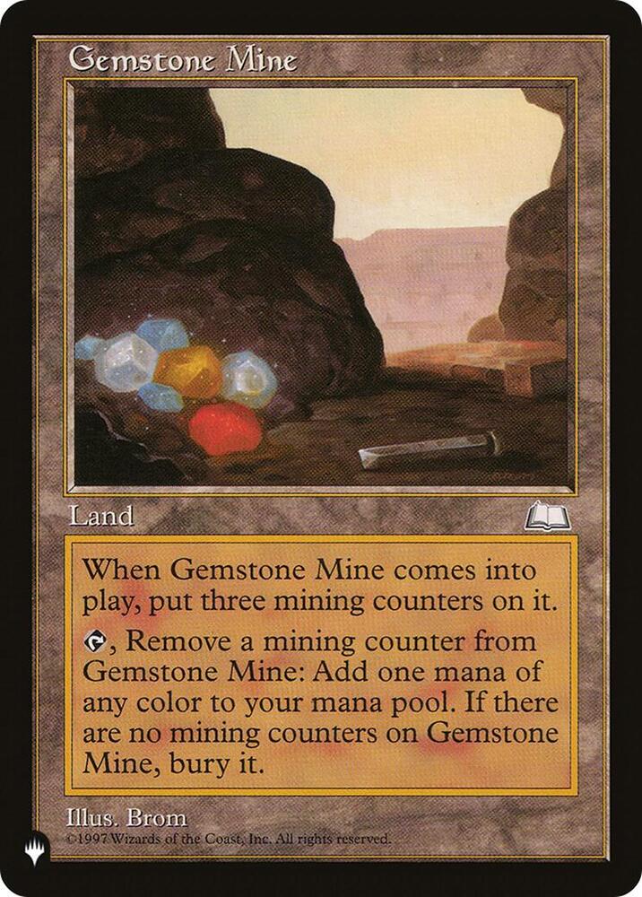 Gemstone Mine WTH WTH-164/5075 (The List Reprints)  | Good Games Morley