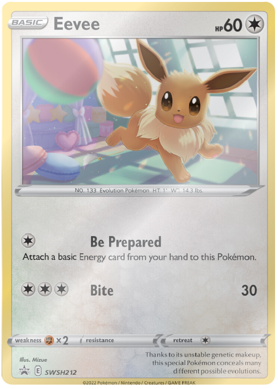 Eevee (SWSH212) [Sword & Shield: Black Star Promos] | Good Games Morley
