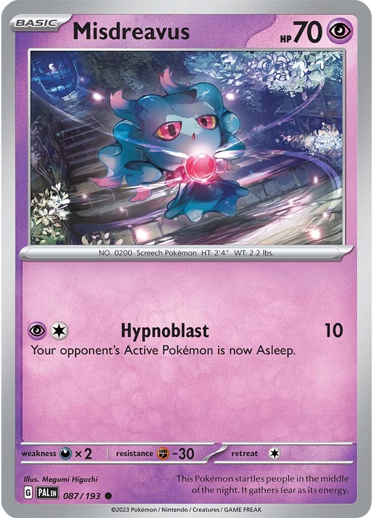 Misdreavus (087/193) [Scarlet & Violet: Paldea Evolved] | Good Games Morley