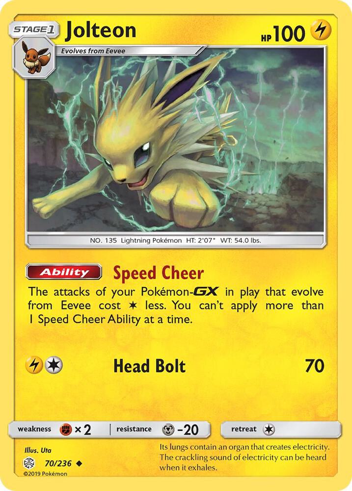 Jolteon 070/236 (SM - Cosmic Eclipse)  | Good Games Morley