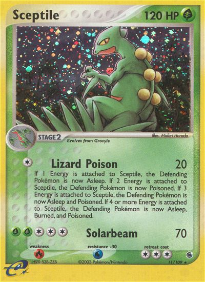Sceptile (11/109) [EX: Ruby & Sapphire] | Good Games Morley