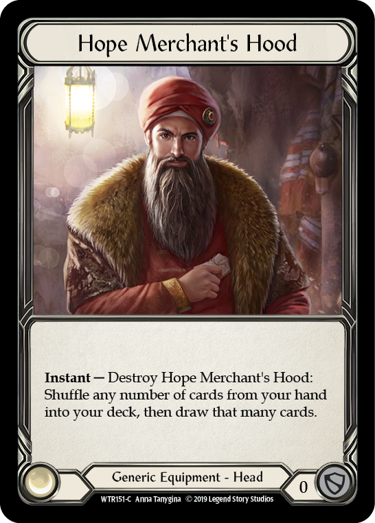 Hope Merchant's Hood [WTR151-C] (Welcome to Rathe)  Alpha Print Cold Foil | Good Games Morley
