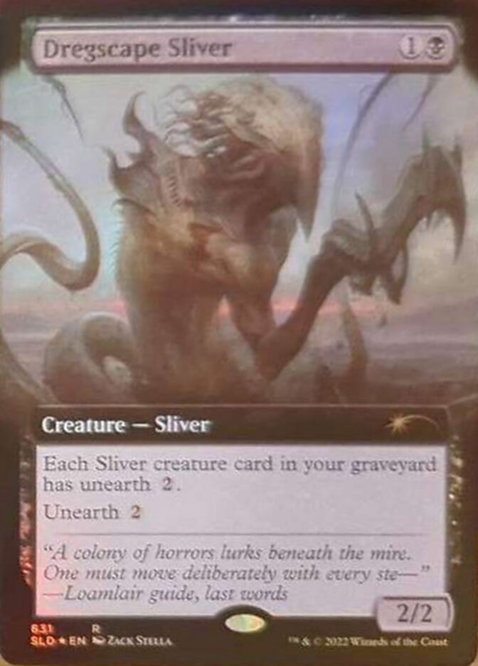 Dregscape Sliver (Extended Art) [Secret Lair Drop Promos] | Good Games Morley