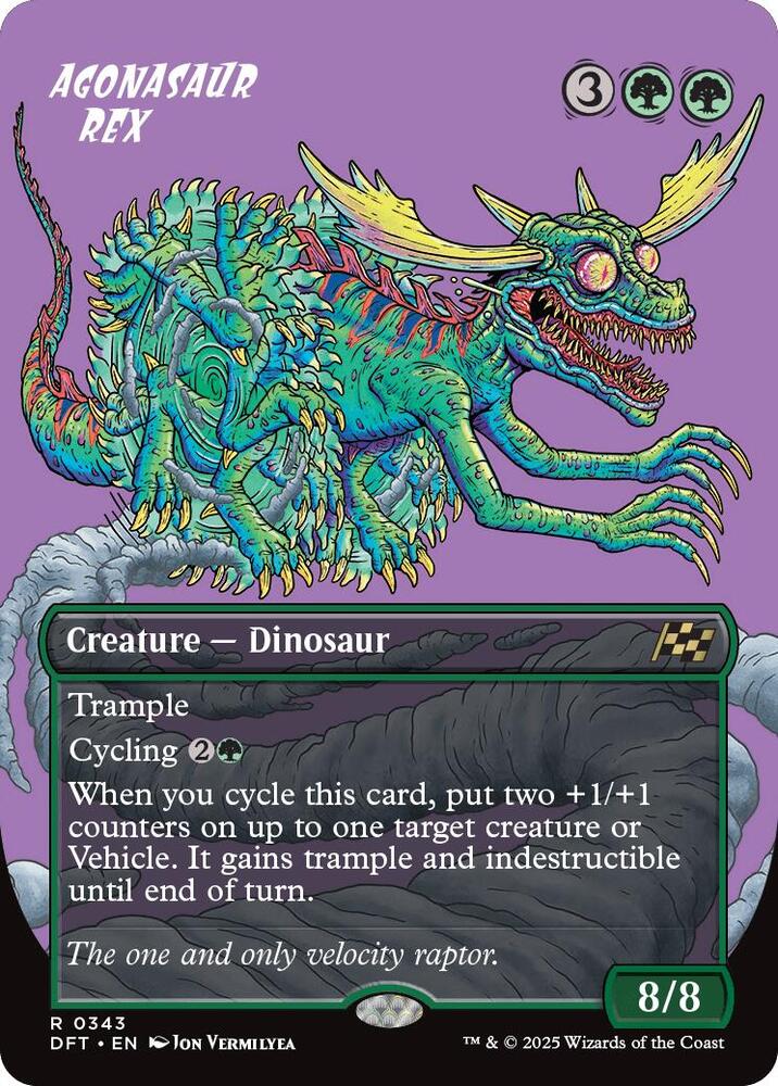 Agonasaur Rex 343/291 (Aetherdrift)  - Borderless | Good Games Morley