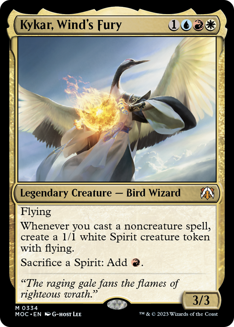 Kykar, Wind's Fury [March of the Machine Commander] | Good Games Morley