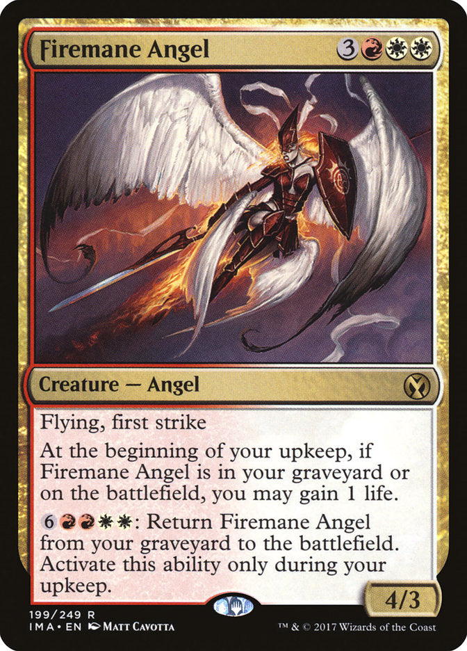 Firemane Angel 199/249 (Iconic Masters)  | Good Games Morley
